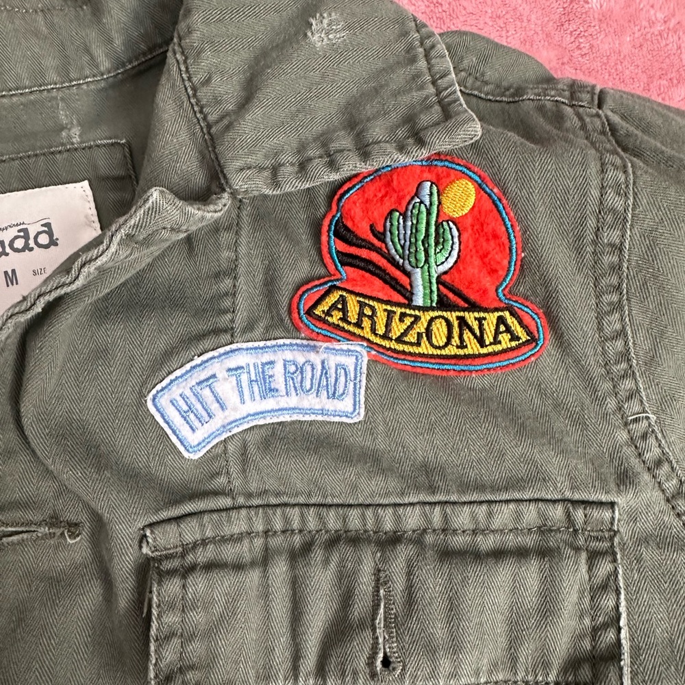 Army green jacket
